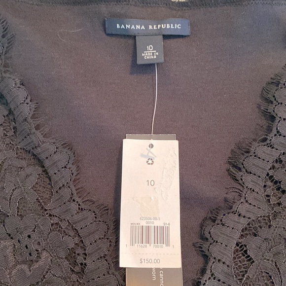 NWT Banana Republic Silk and Lace Cocktail Evening Dress - Picture 5 of 7